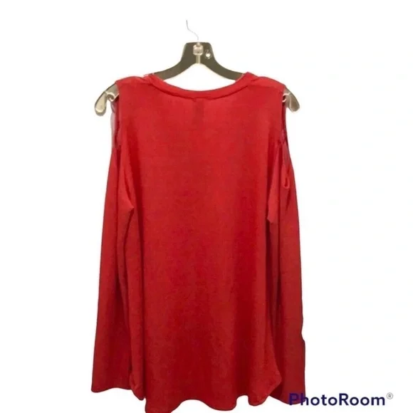 NWOT Nordstrom GO Couture High-Low Blouse Size Medium - Picture 5 of 5